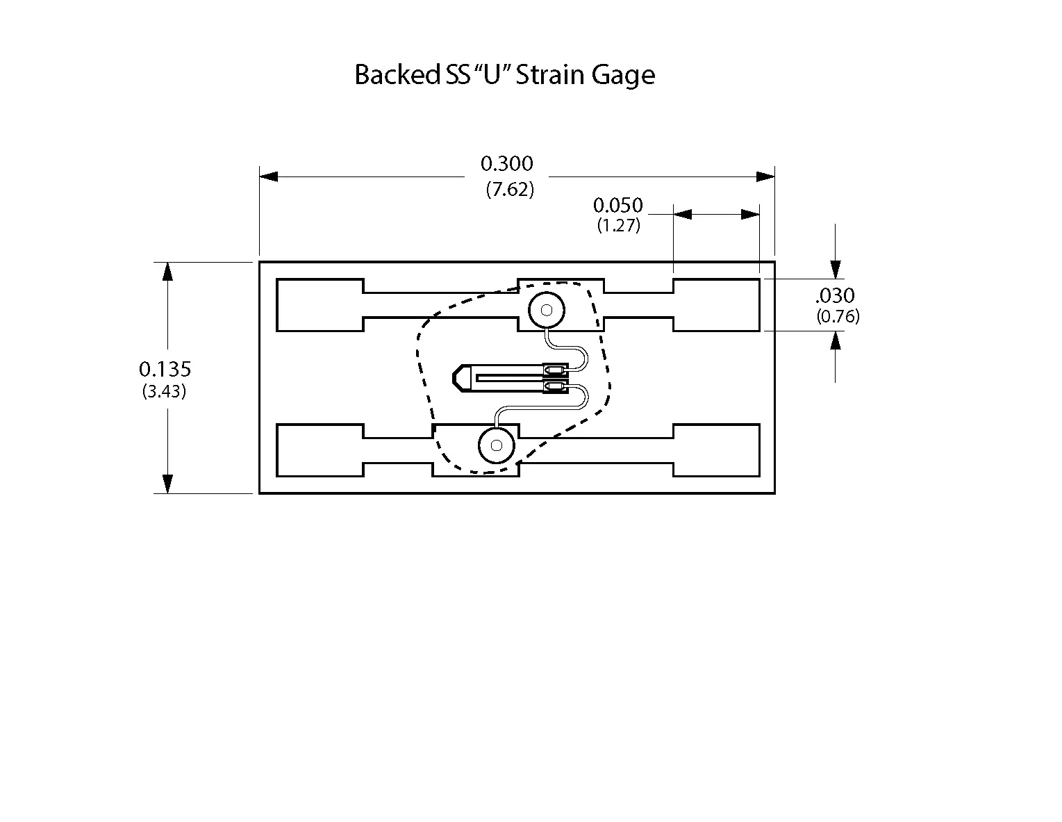 SS Backed Semiconductor Strain Gages 4